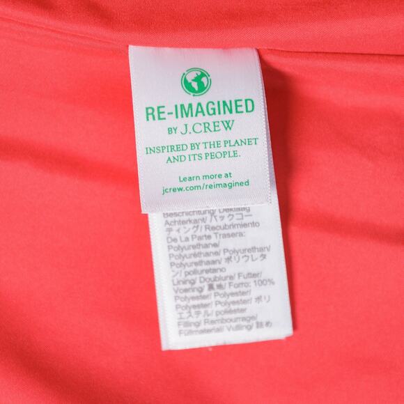 J. Crew Tartan Print Snap Pockets Red Blue Plaid Puffer Vest Womens Size M - Picture 13 of 14